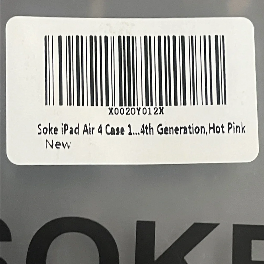 Soke Pink iPad/Tablet Cover - flexible front